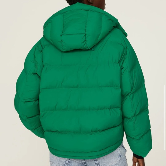 The Arrivals Turbo Puffer coat green L - Picture 3 of 12